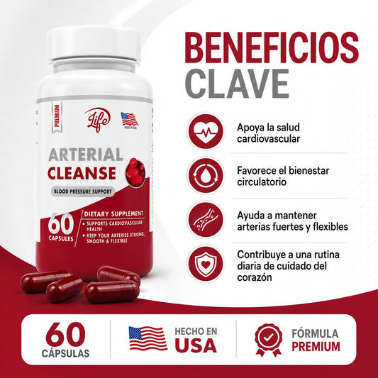 Arterial Cleanse – Fórmula Natural con Ajo y Espino Blanco 2| Complemento Alimenticio | Envío Gratis RD
